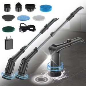 Housebot Electric Cleaning Brush with Adjustabel Handle & Angle