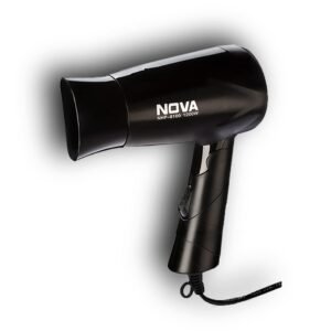 Housebot Silky Shine 1200 W Hot and Cold Foldable Hair Dryer (Black)