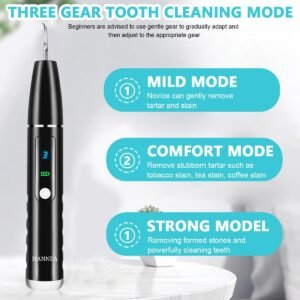 Housebot Teeth Whitening Kit Electric Tartar Remover with LED